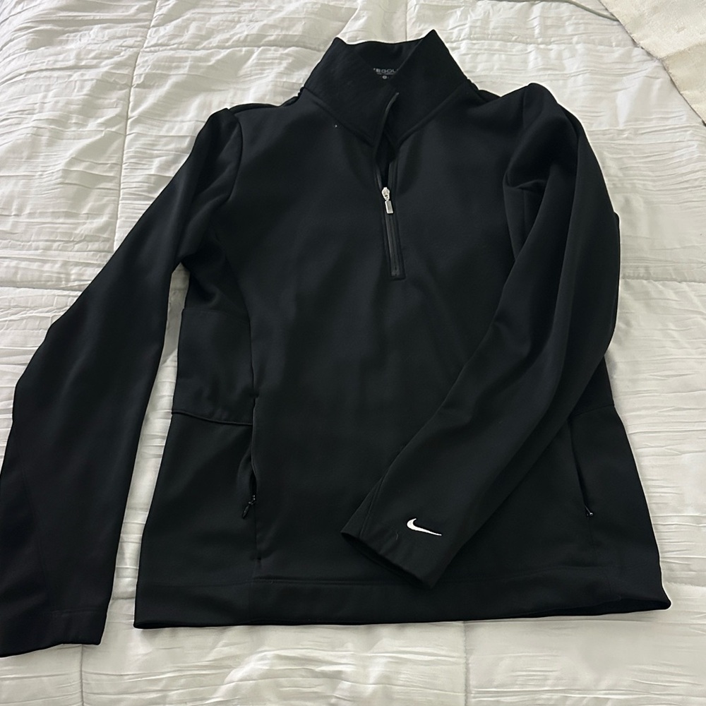 Size S Nike Black Therma-Fit Golf Pullover